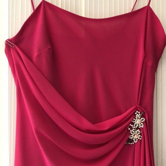 PROM GOWN /COCKTAIL DRESS +SHAWL+AUMONIERE - Picture 3 of 8